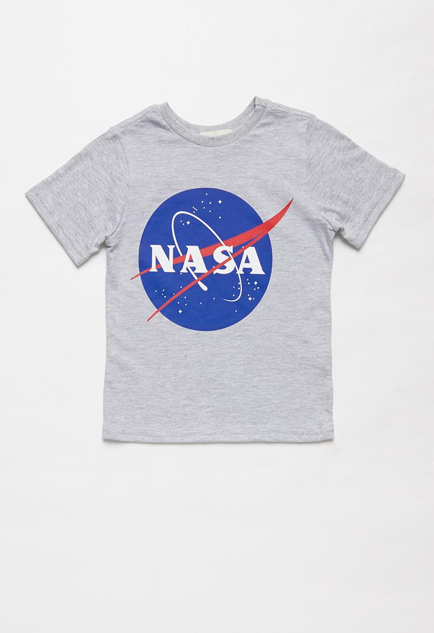 Superbalist Kids - Nasa logo short sleeve tee - grey