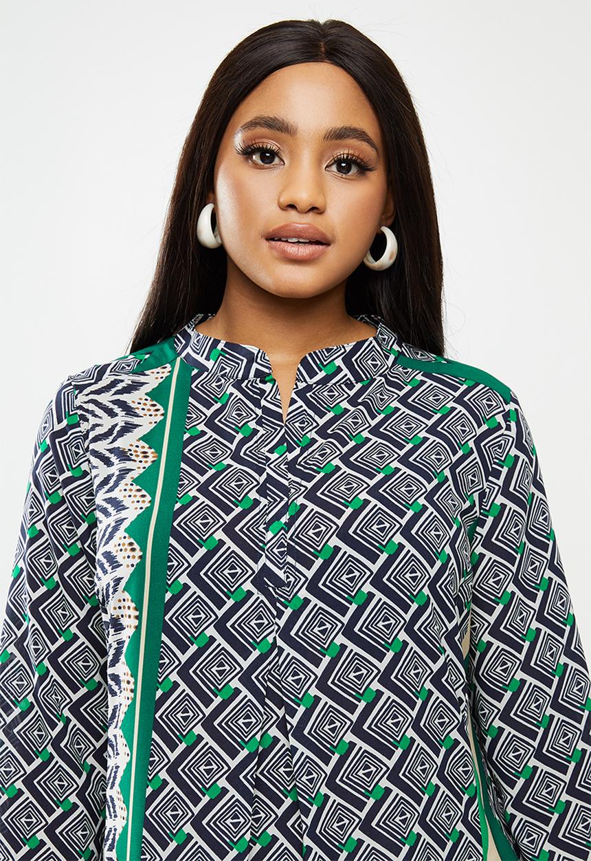 AMANDA LAIRD CHERRY - Plus lungro kafta - green