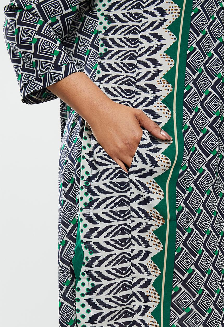 AMANDA LAIRD CHERRY - Plus lungro kafta - green