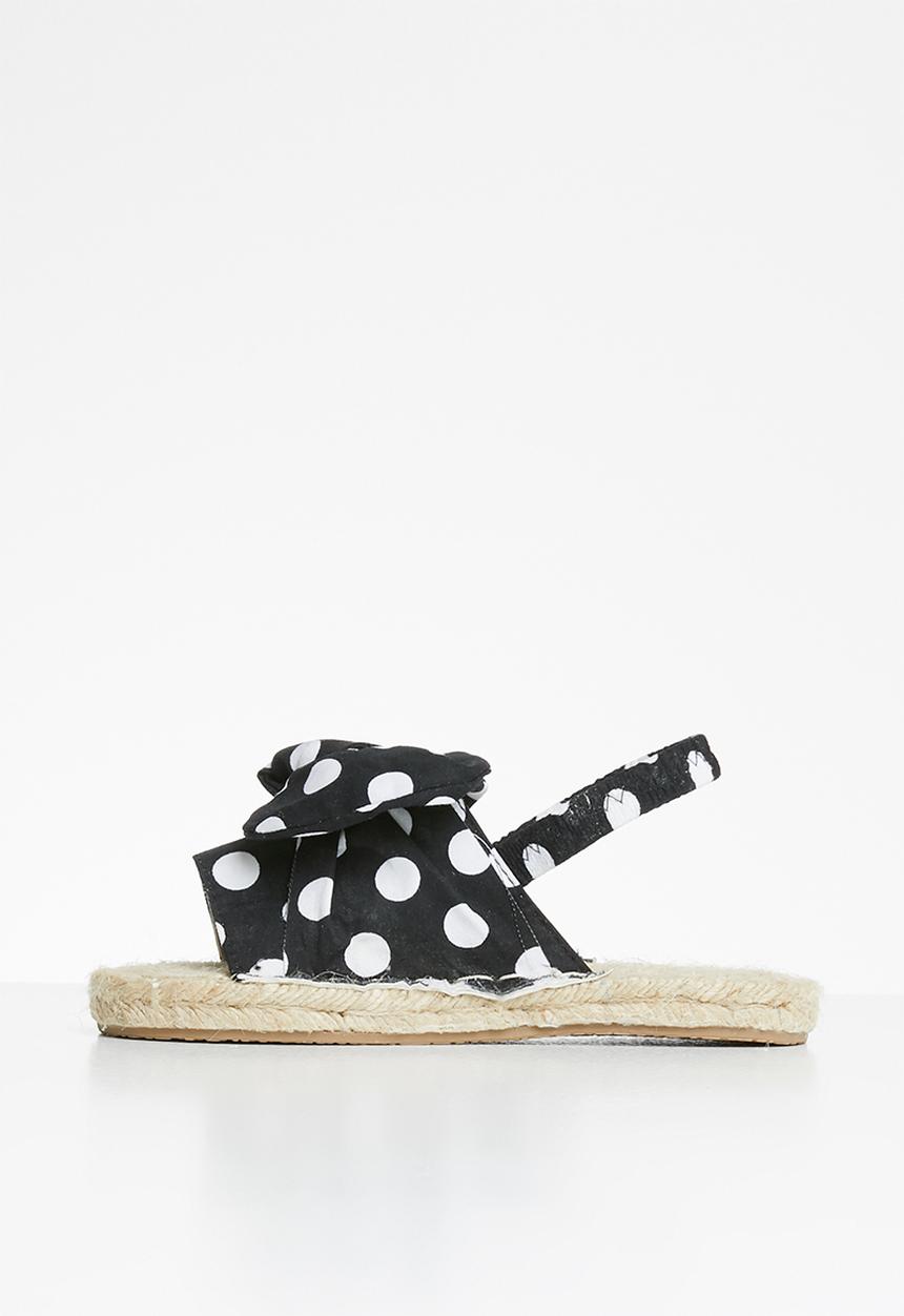 Pop Candy - Girls espadrille sandal - black