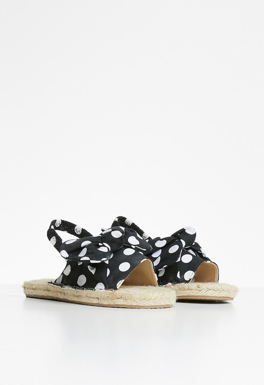 Pop Candy - Girls espadrille sandal - black