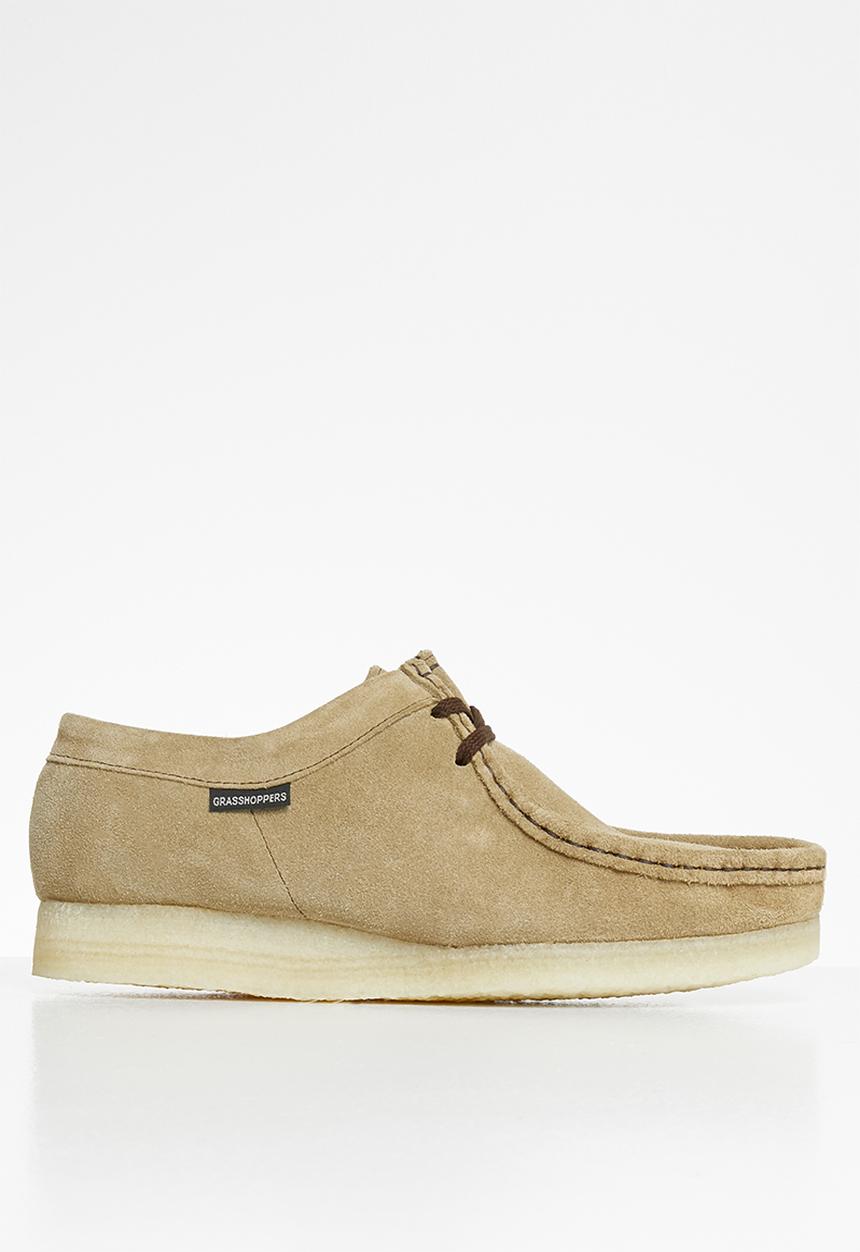 Grasshoppers - Origin suede moccasin - alge