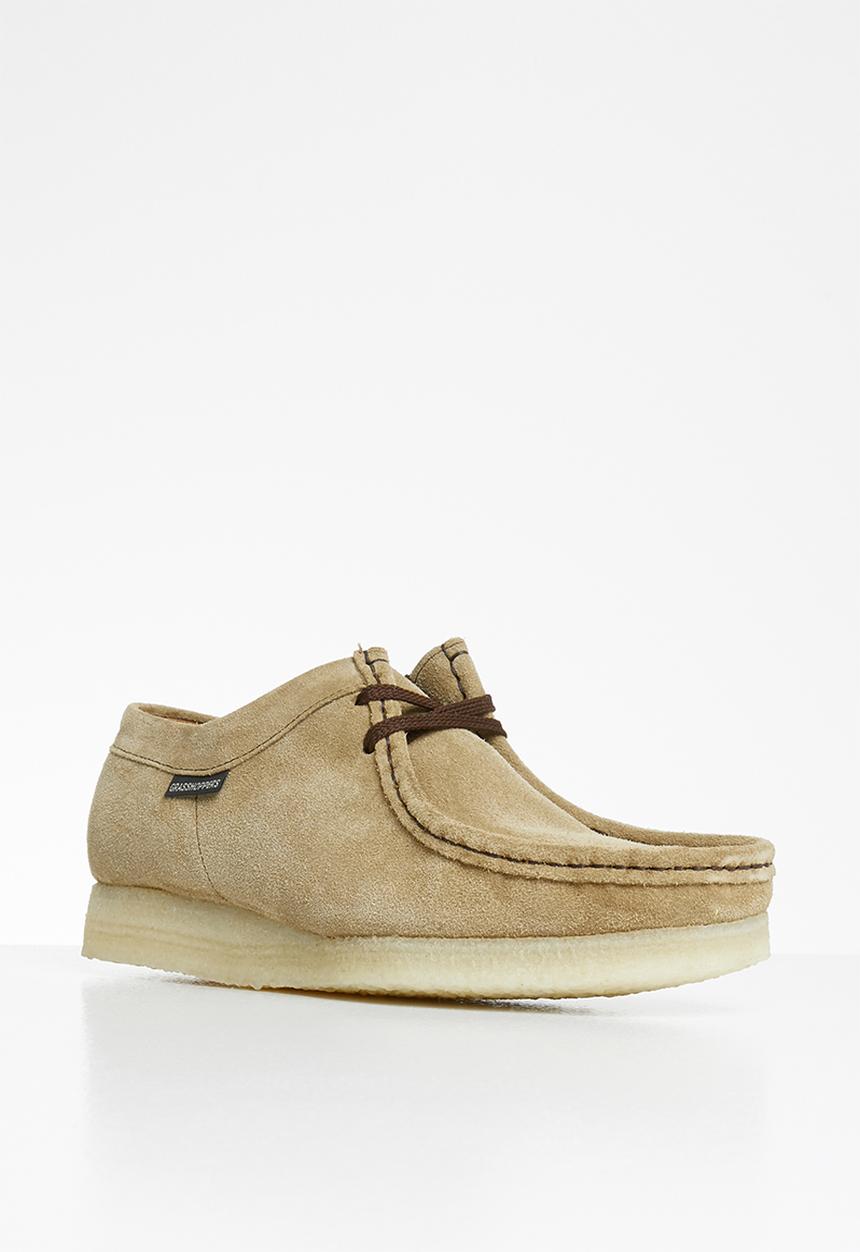 Grasshoppers - Origin suede moccasin - alge