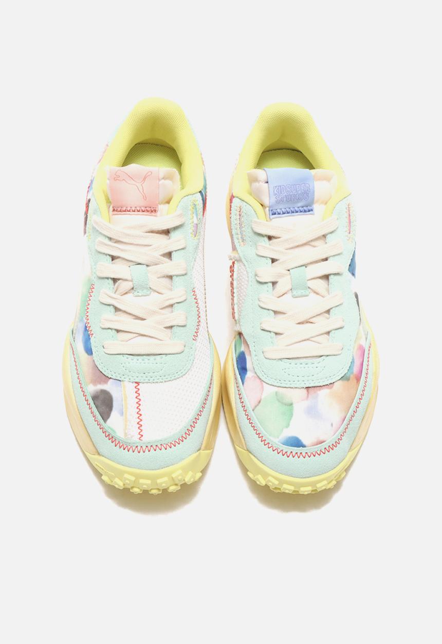 PUMA Select - Style rider Kidsuper - puma white-dusty aqua