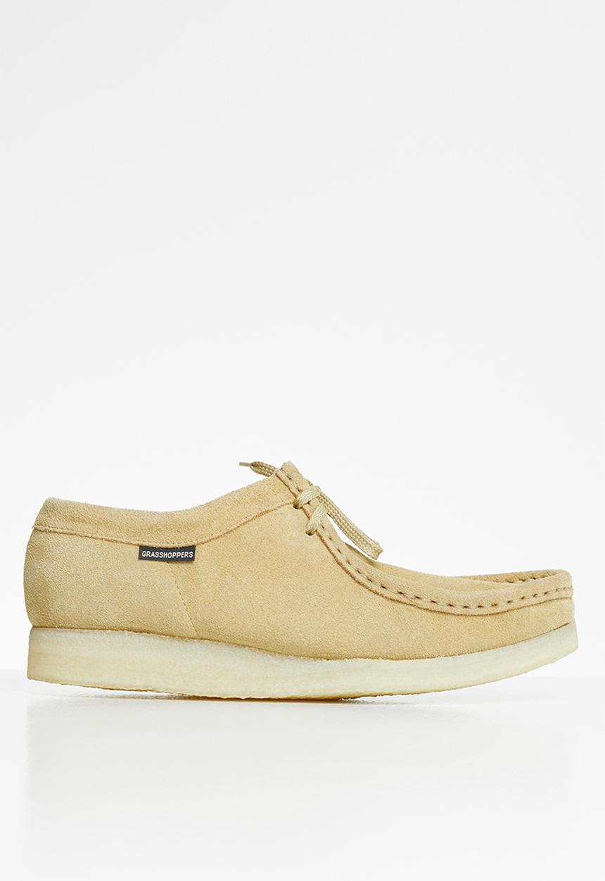 Grasshoppers - Origin suede moccasin - biscuit