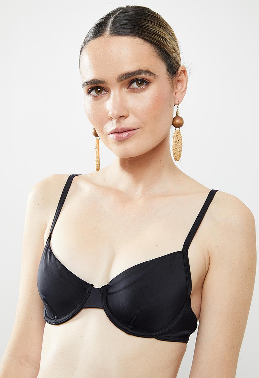Sun Love - Underwire soft cup bra c-cup - black 