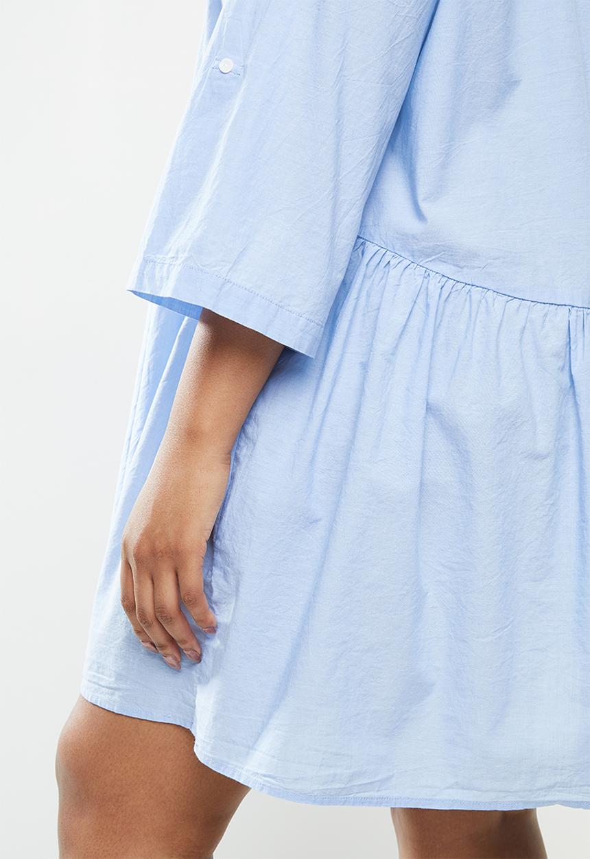 Carmakoma - Chicago life 2/4 denim tunic dress - blue