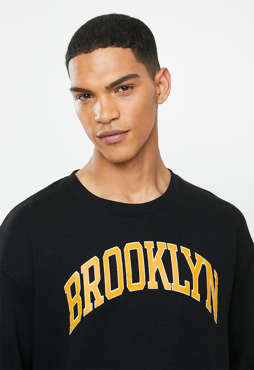 Factorie - Brooklyn fleece top - black