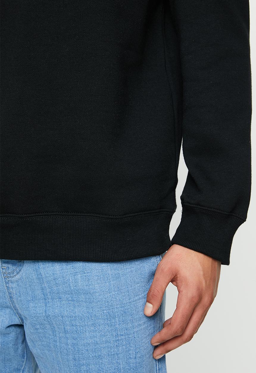 Factorie - Brooklyn fleece top - black