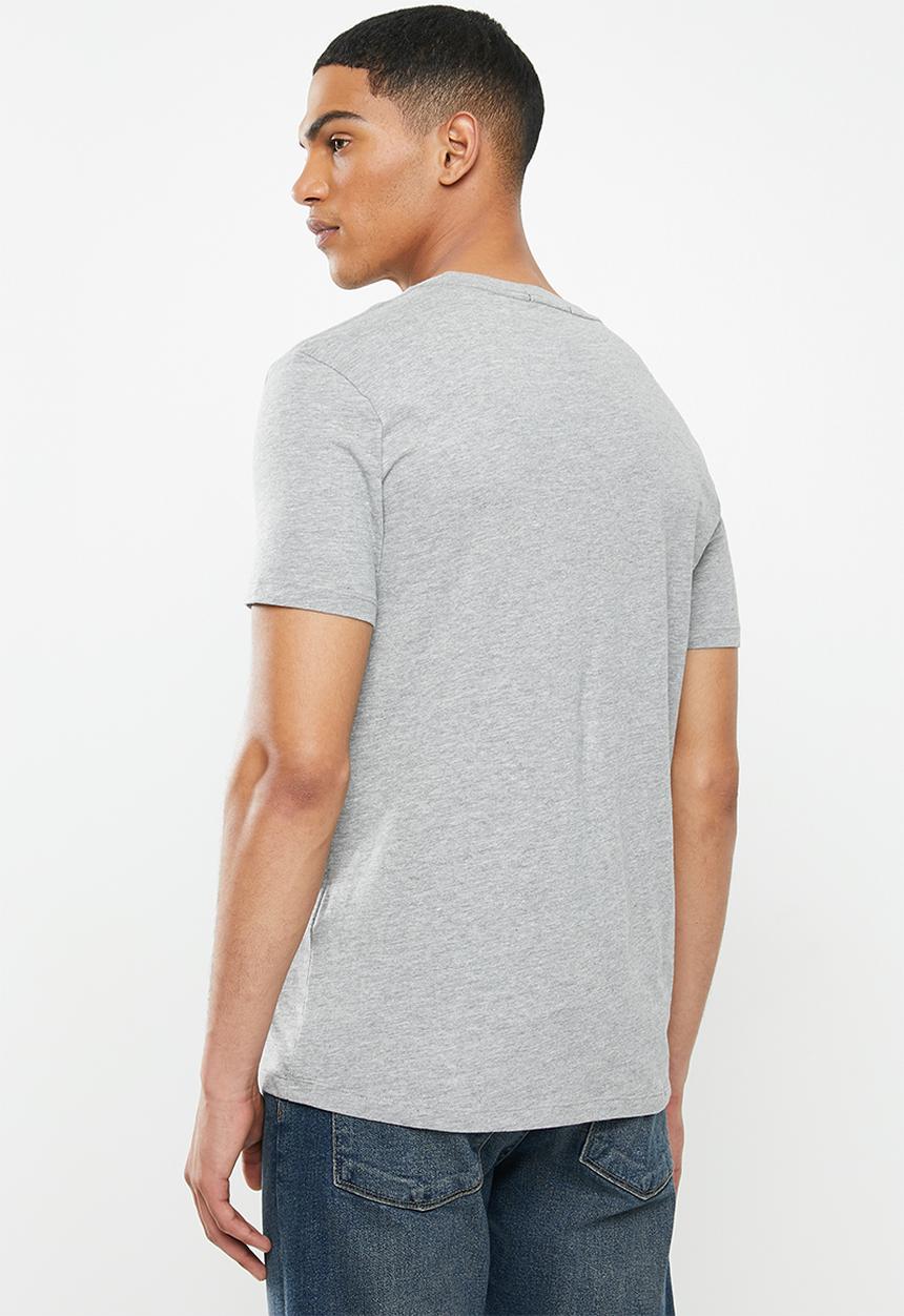 Replay - Side printed logo tee - grey