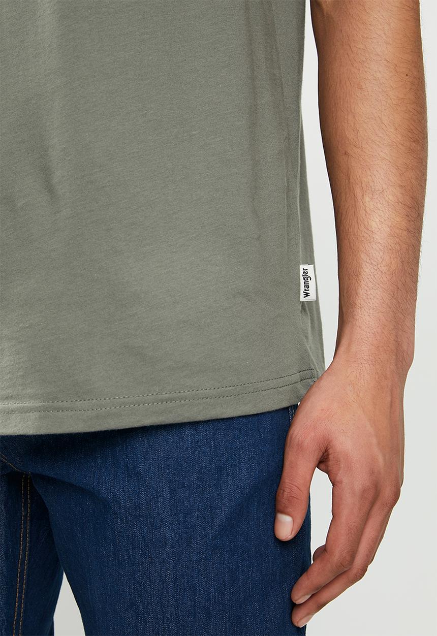 Wrangler - Classic tee - gunmetal