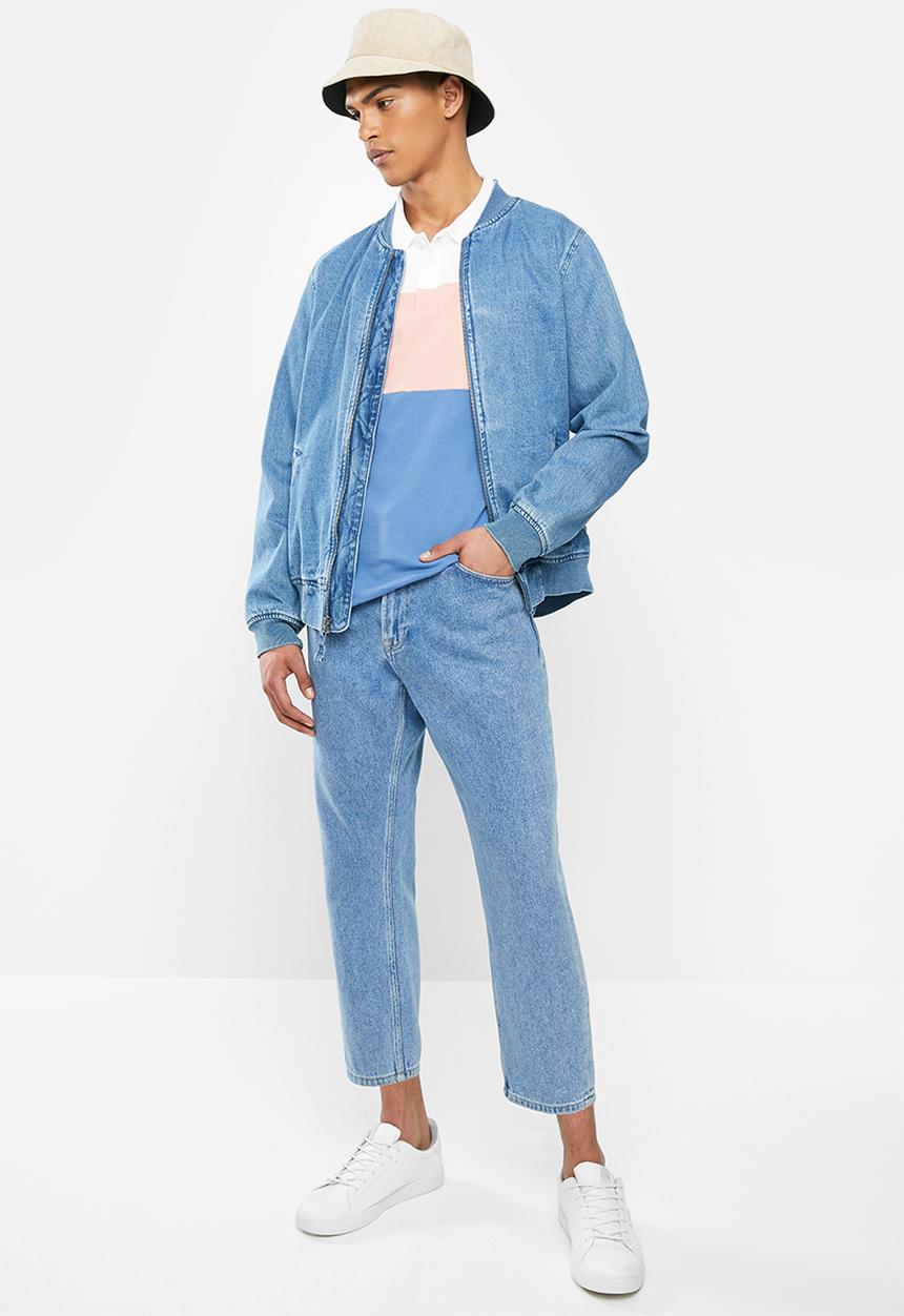 Levi’s® - Ama housemark polo - white & mellow rose