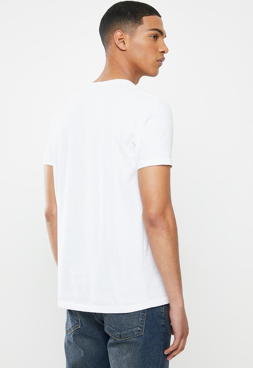 Superdry. - Vl infill store tee - white