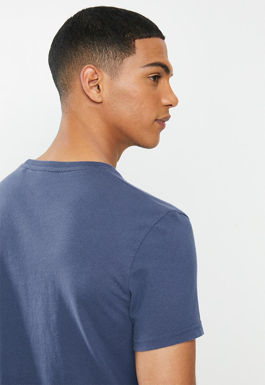 Superdry. - Vl shop bonded tee - navy