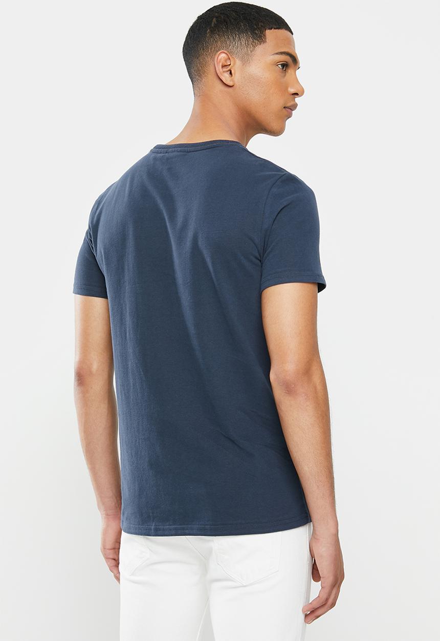 Superdry. - Vl infill store tee - navy