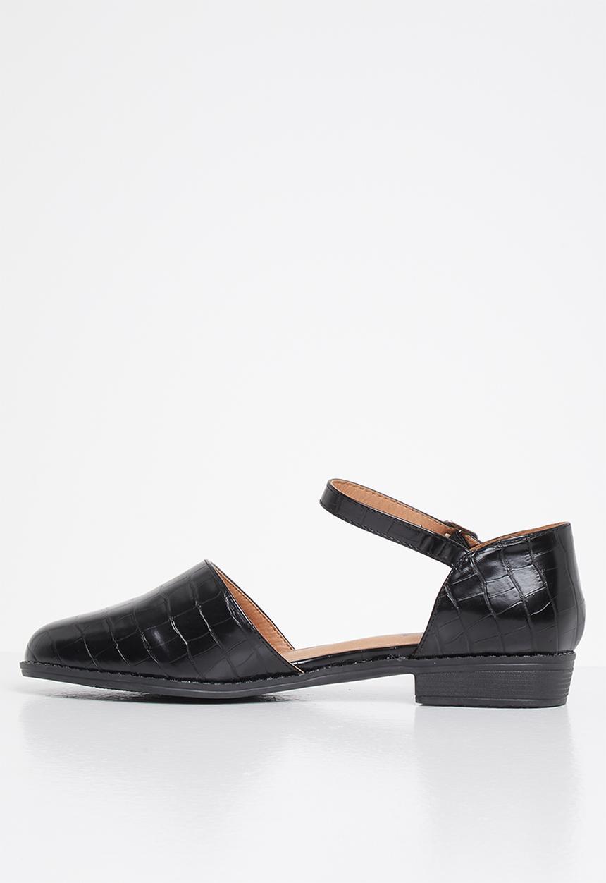 Jada - Croc mary jane - black