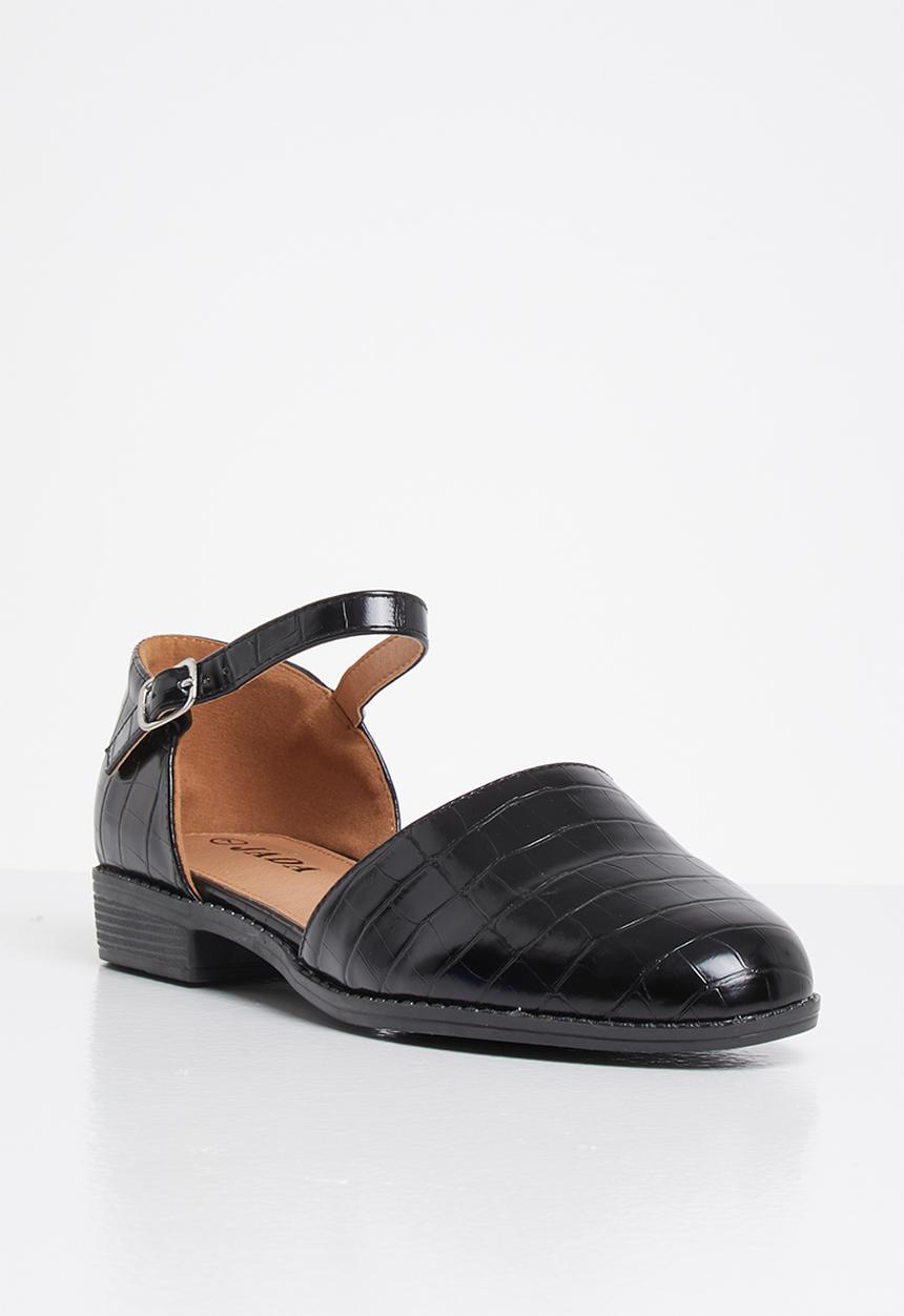 Jada - Croc mary jane - black
