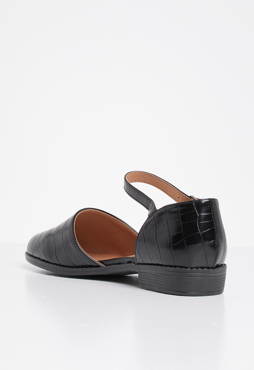 Jada - Croc mary jane - black