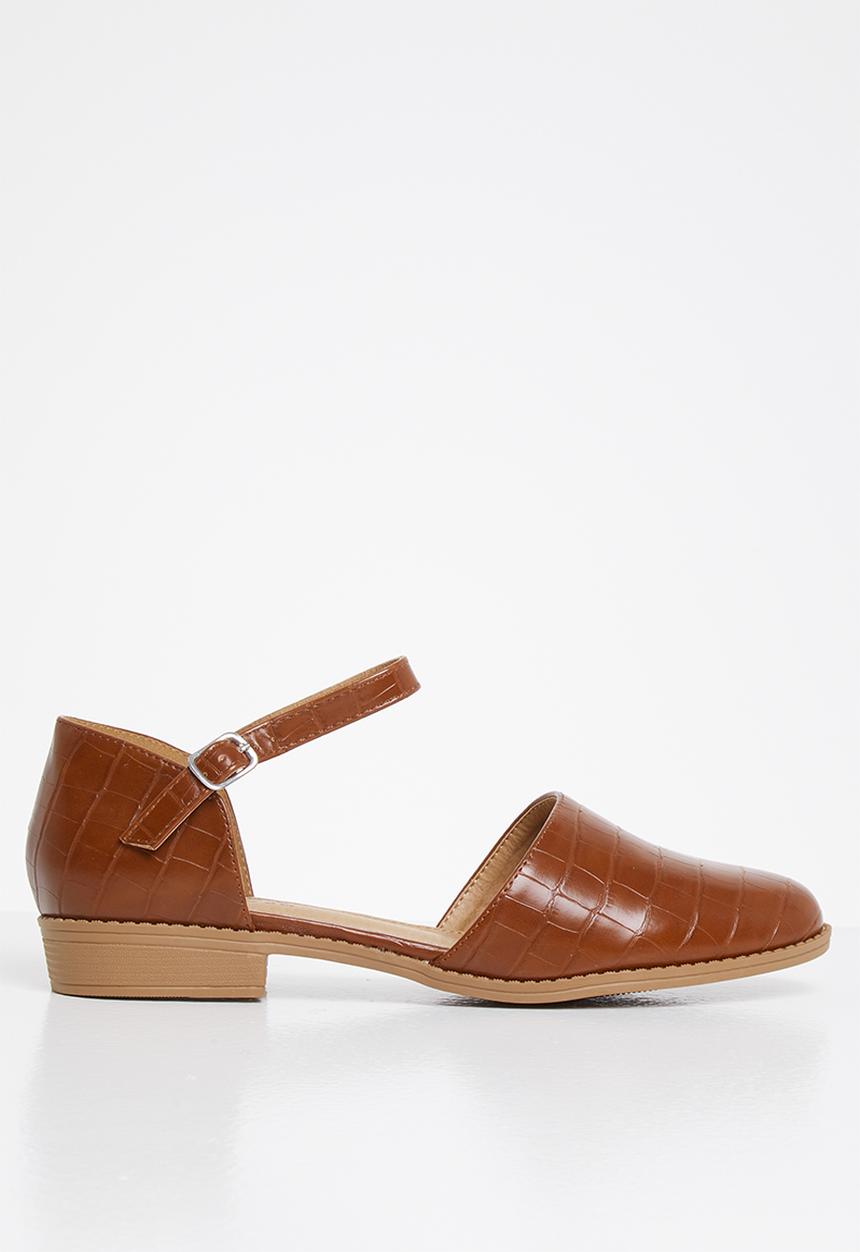 Jada - Croc mary jane - brown