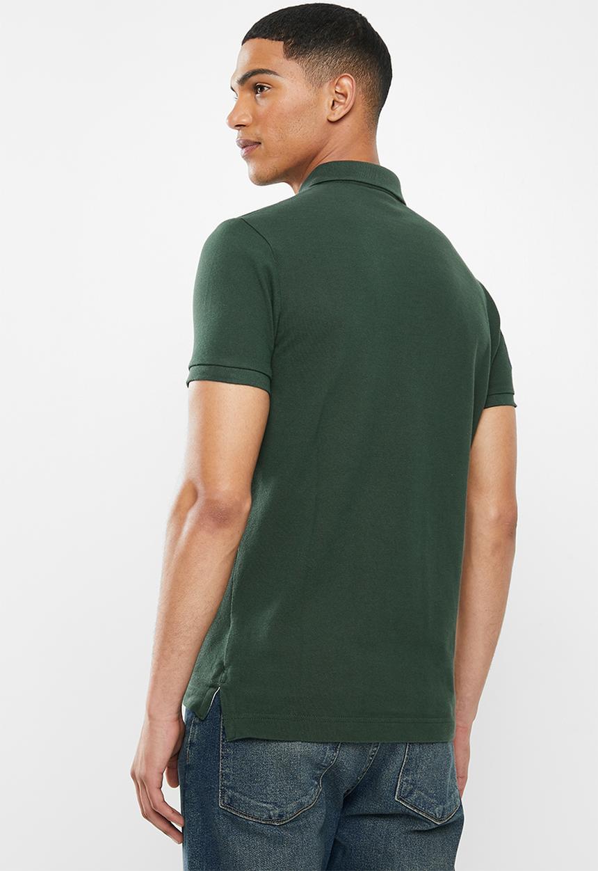 Superdry. - Classic superstate polo - dark forest