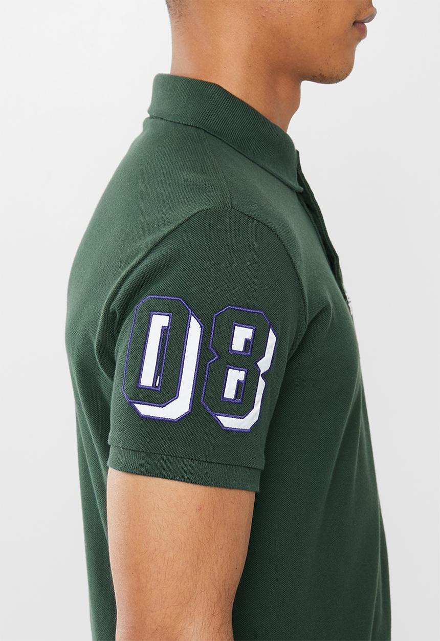 Superdry. - Classic superstate polo - dark forest