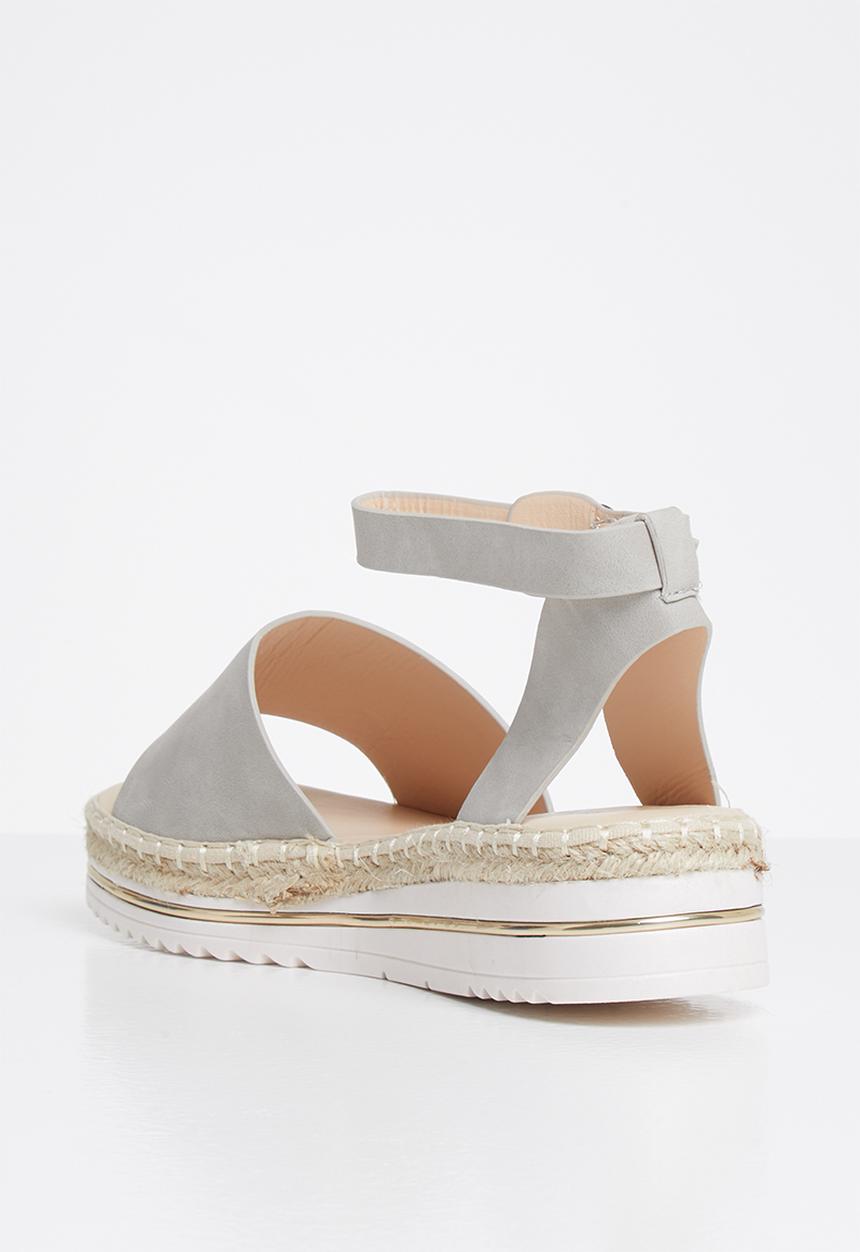 Jada - Ankle strap sandal - grey
