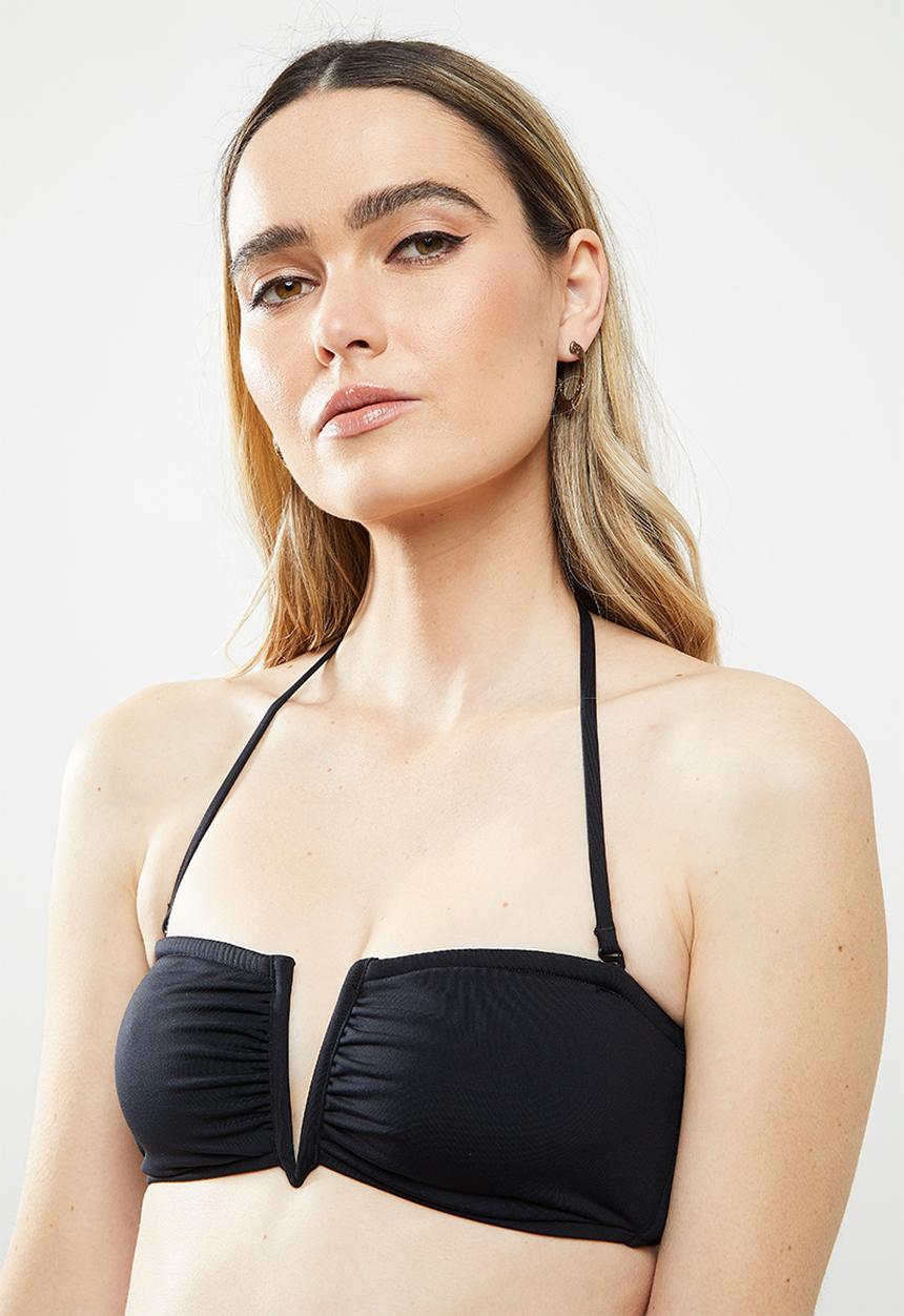 Seafolly - Active v wire bandeau - black