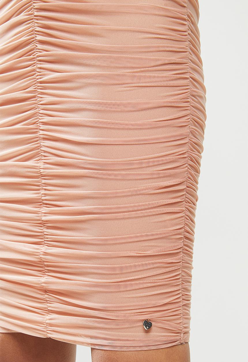 SISSY BOY - Mesh your soul bardot midi - coral