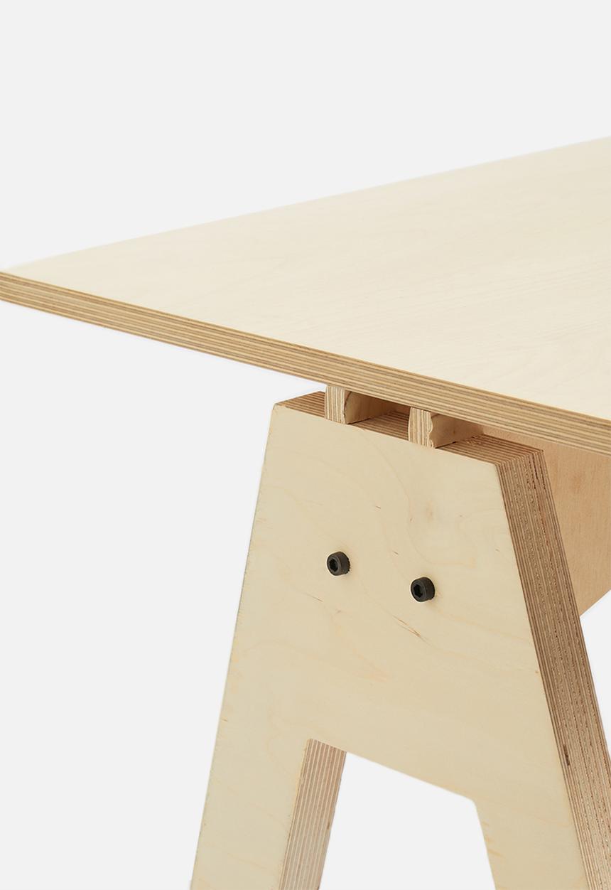 Native Decor - Simple 'a' desk - natural