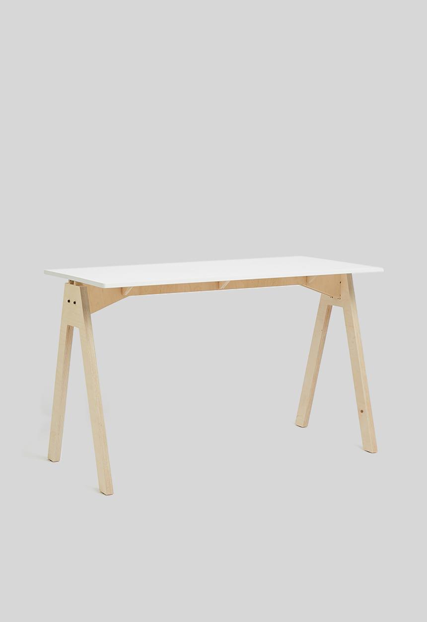 Native Decor - Simple 'a' desk - white