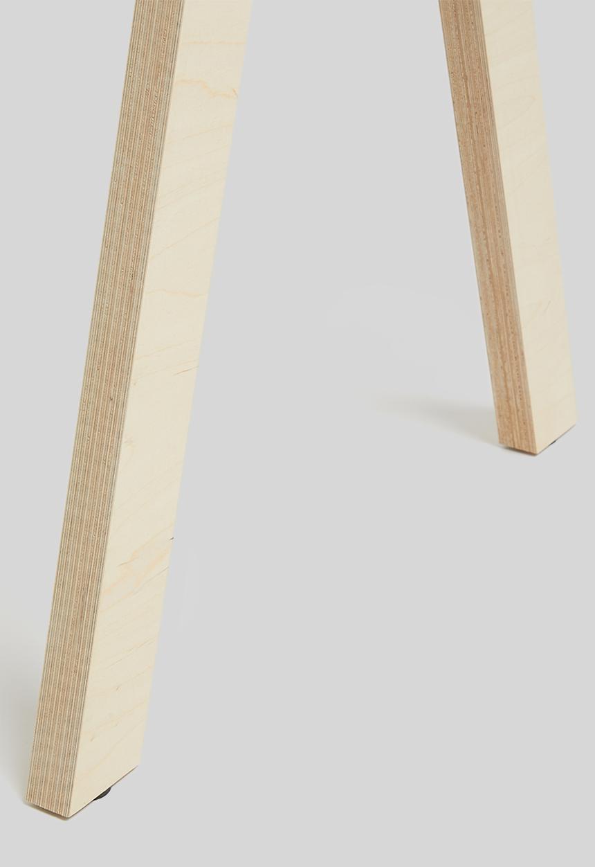 Native Decor - Simple 'a' desk - white