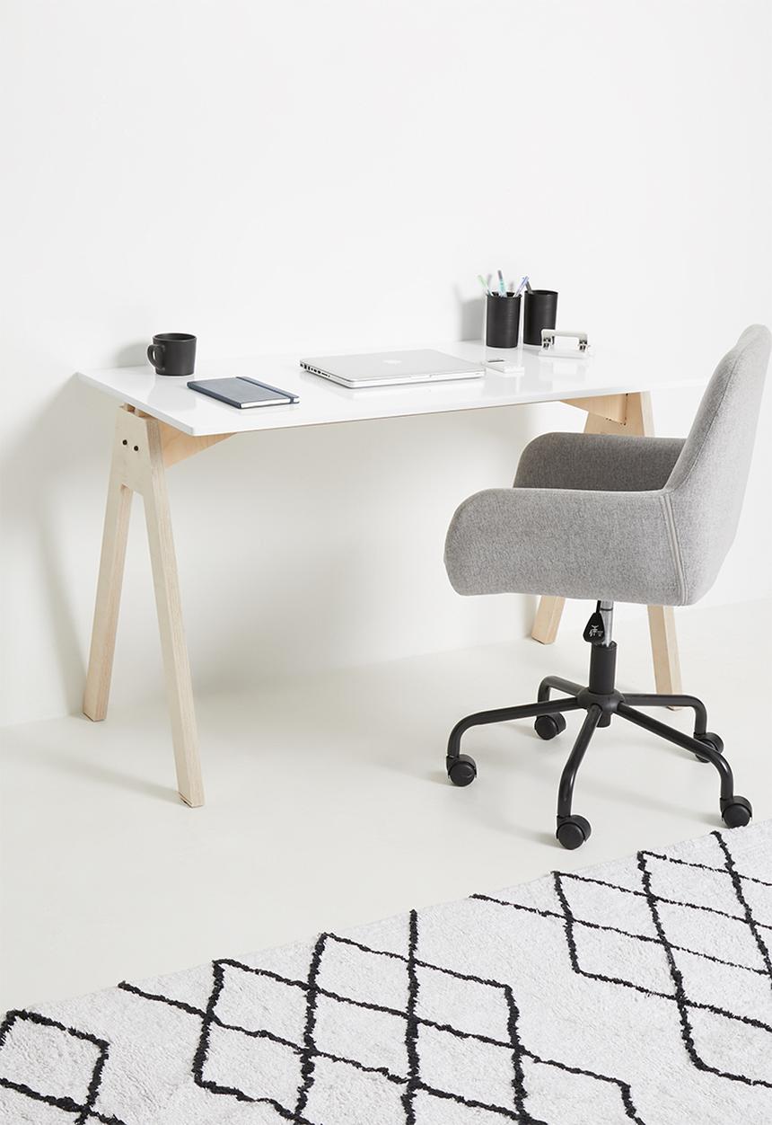 Native Decor - Simple 'a' desk - white