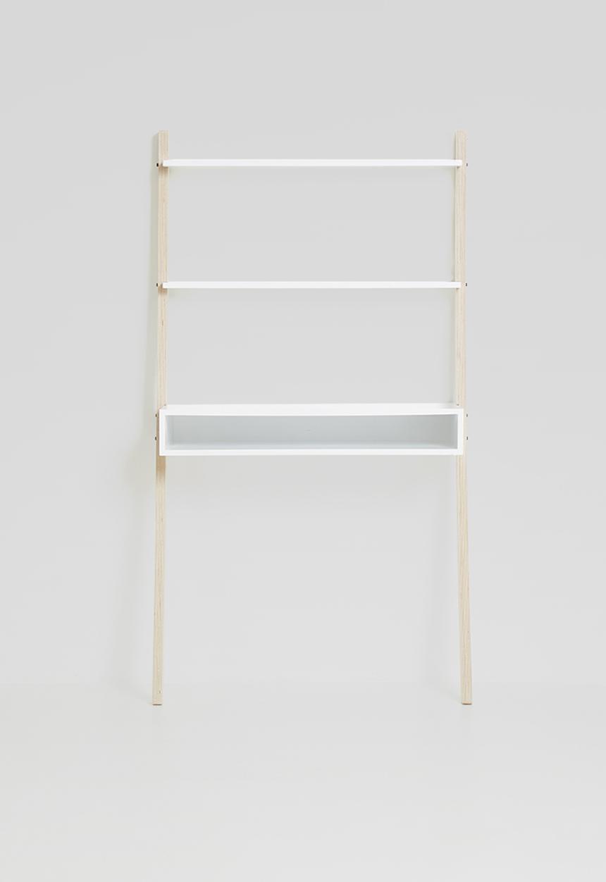 Native Decor - Tall leaning desk - white