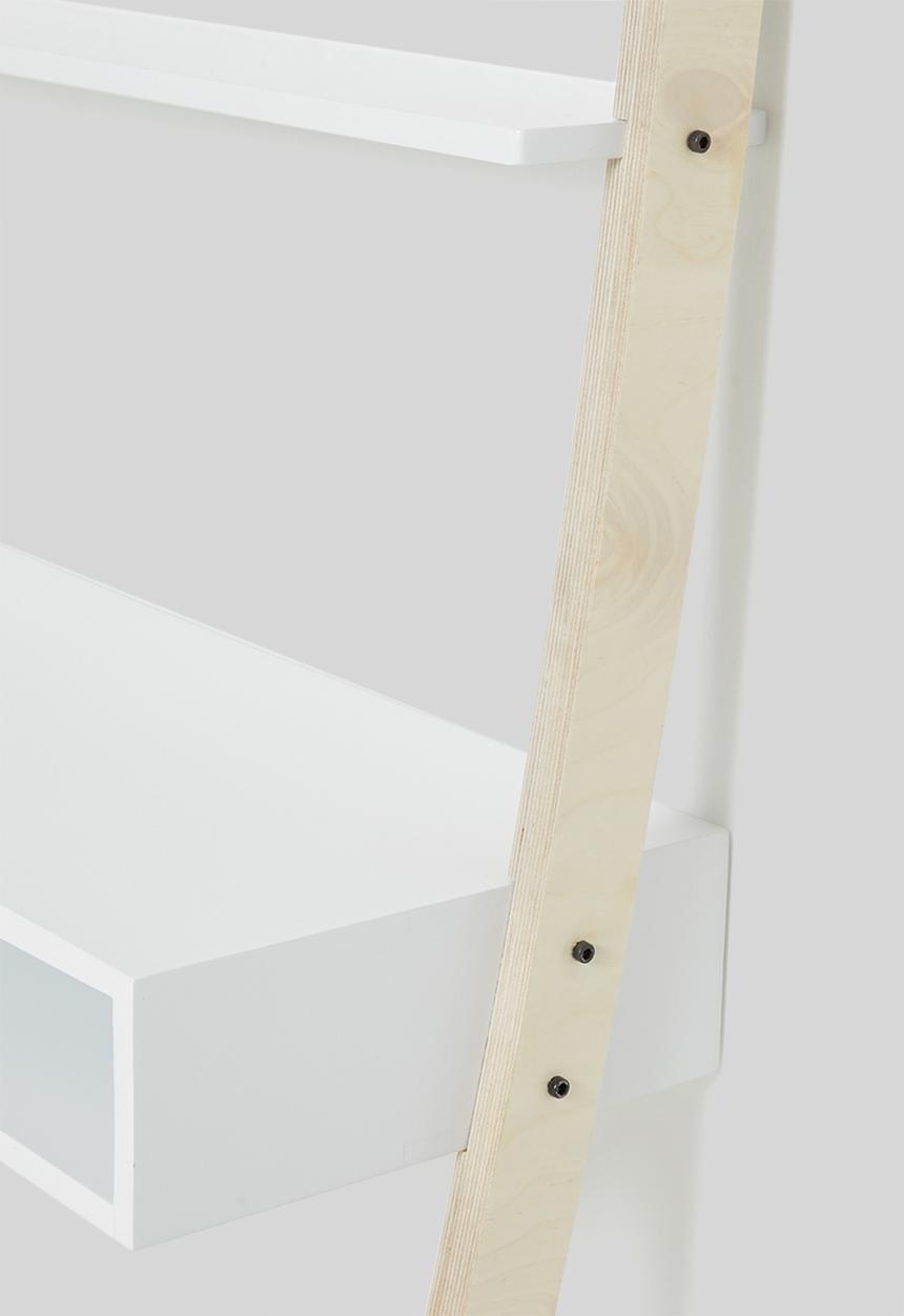 Native Decor - Tall leaning desk - white