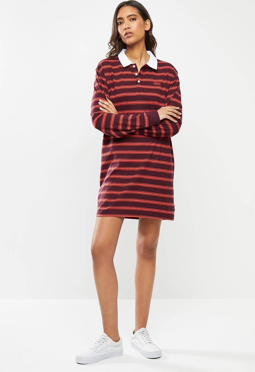 Vans - Stripe polo dress - port royale