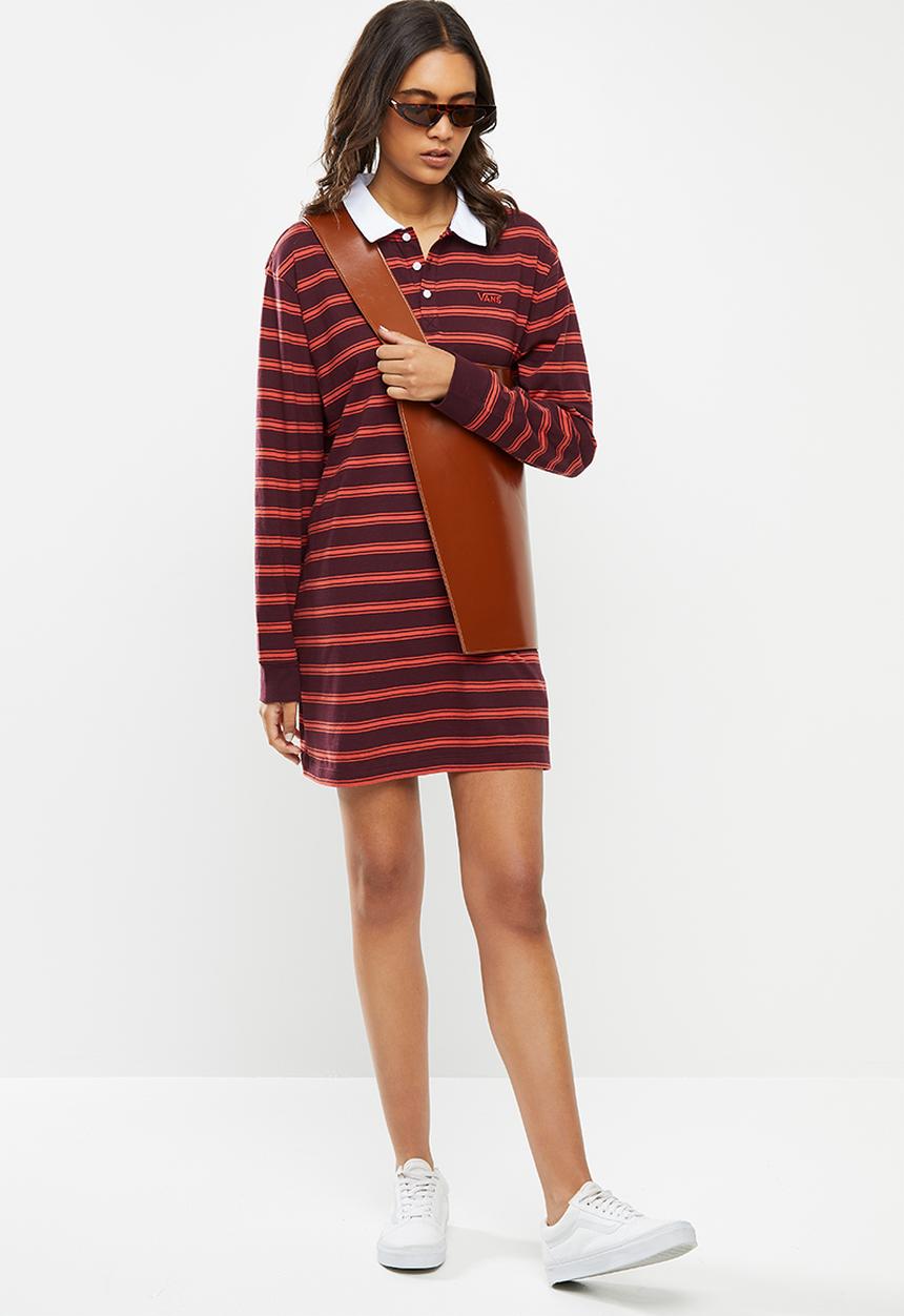 Vans - Stripe polo dress - port royale