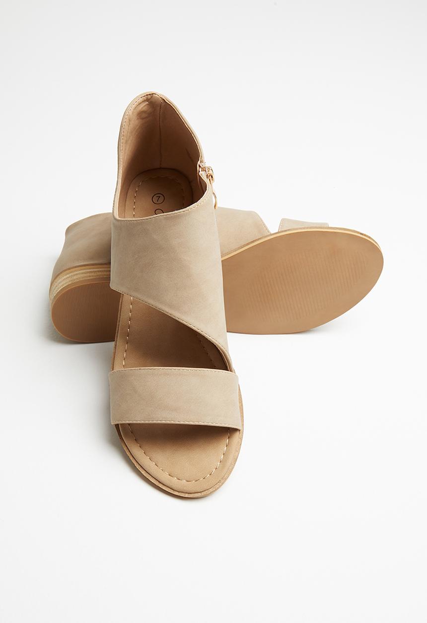 Miss Black - Coona peep-toe - neutral 