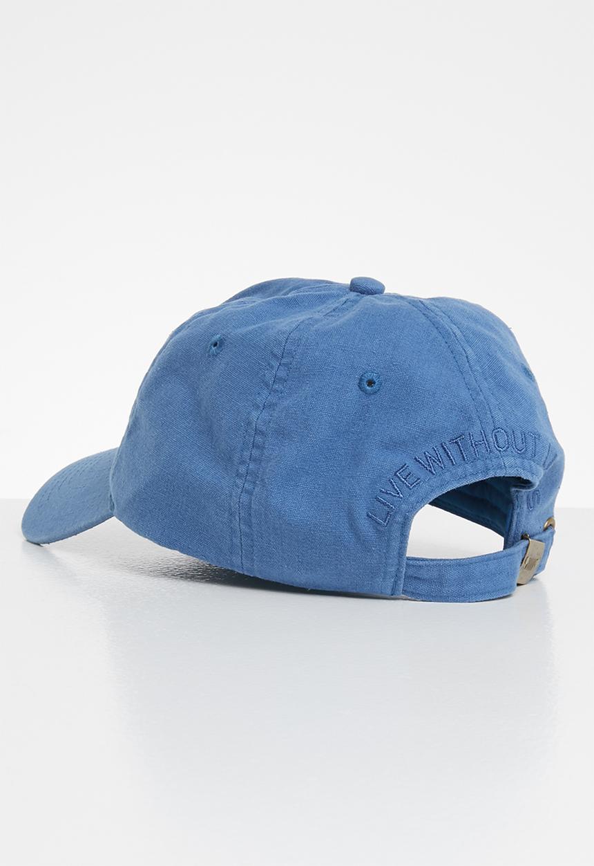 JEEP - Basic washed canvas cap - blue