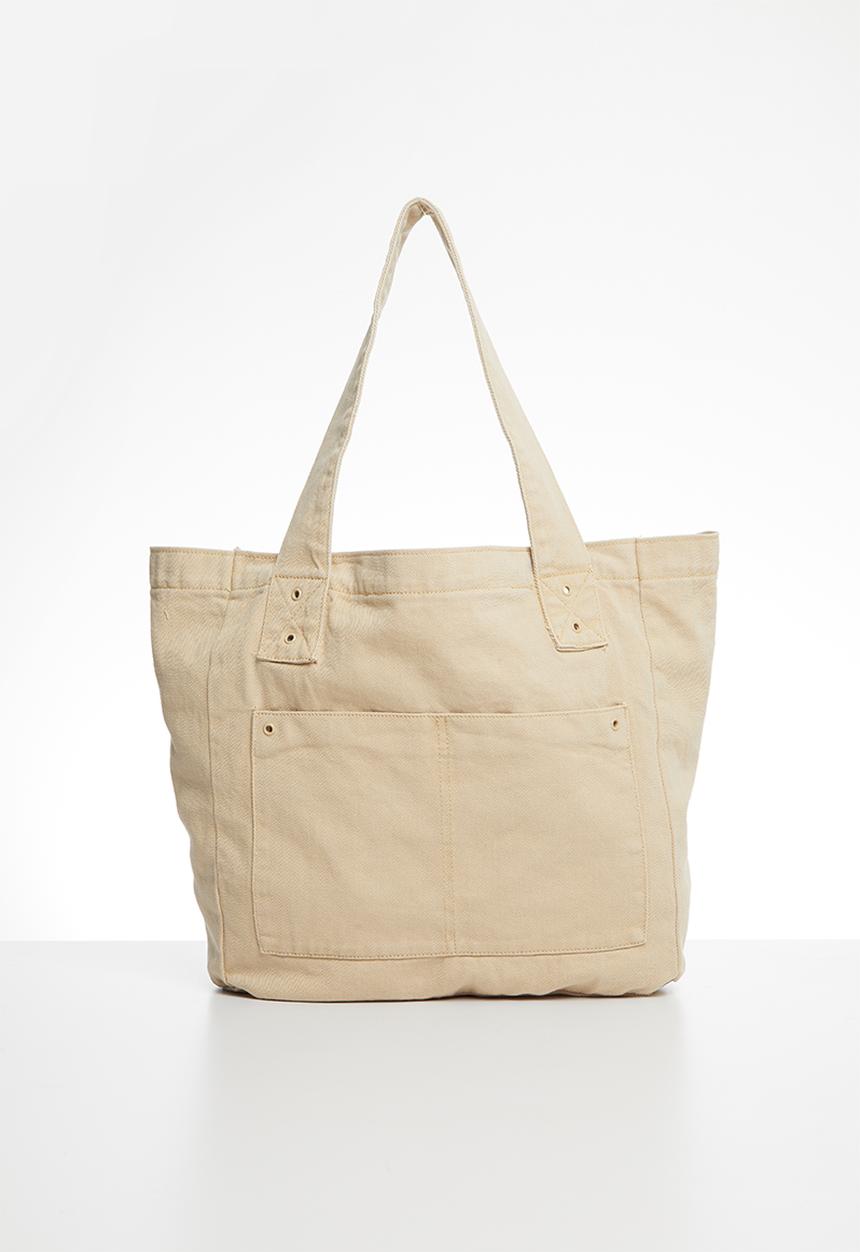 Rubi - Mini max washed tote - beige