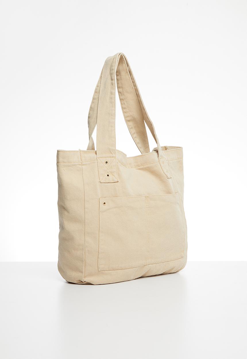 Rubi - Mini max washed tote - beige