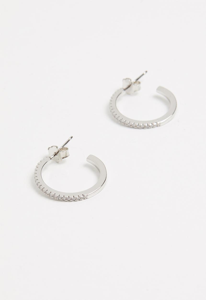 Superbalist - Sterling silver dimante hoops