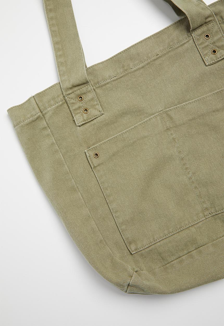 Rubi - Mini max washed tote - khaki 