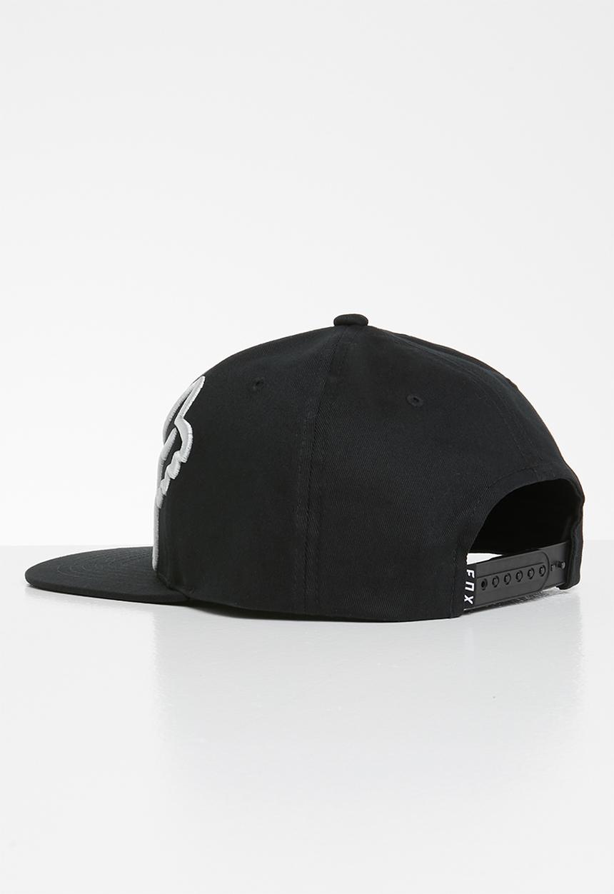 Fox - Headers snapback hat - black