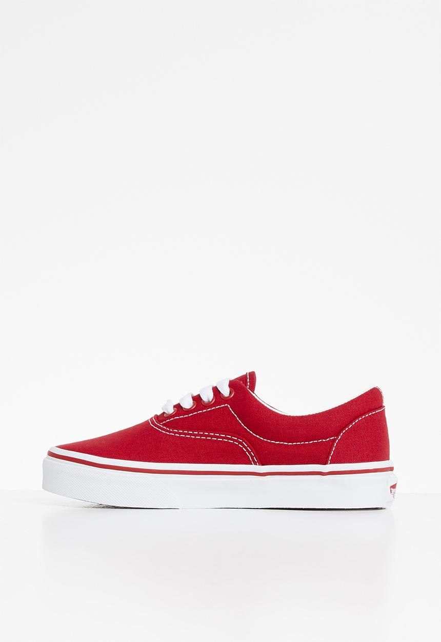 Vans - Uy era - chilli pepper & white