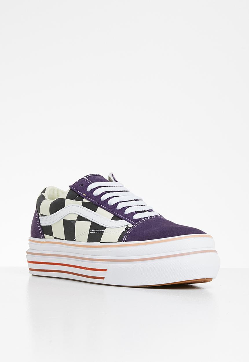 Vans - Super comfycush old skool - purple velvet/classic white