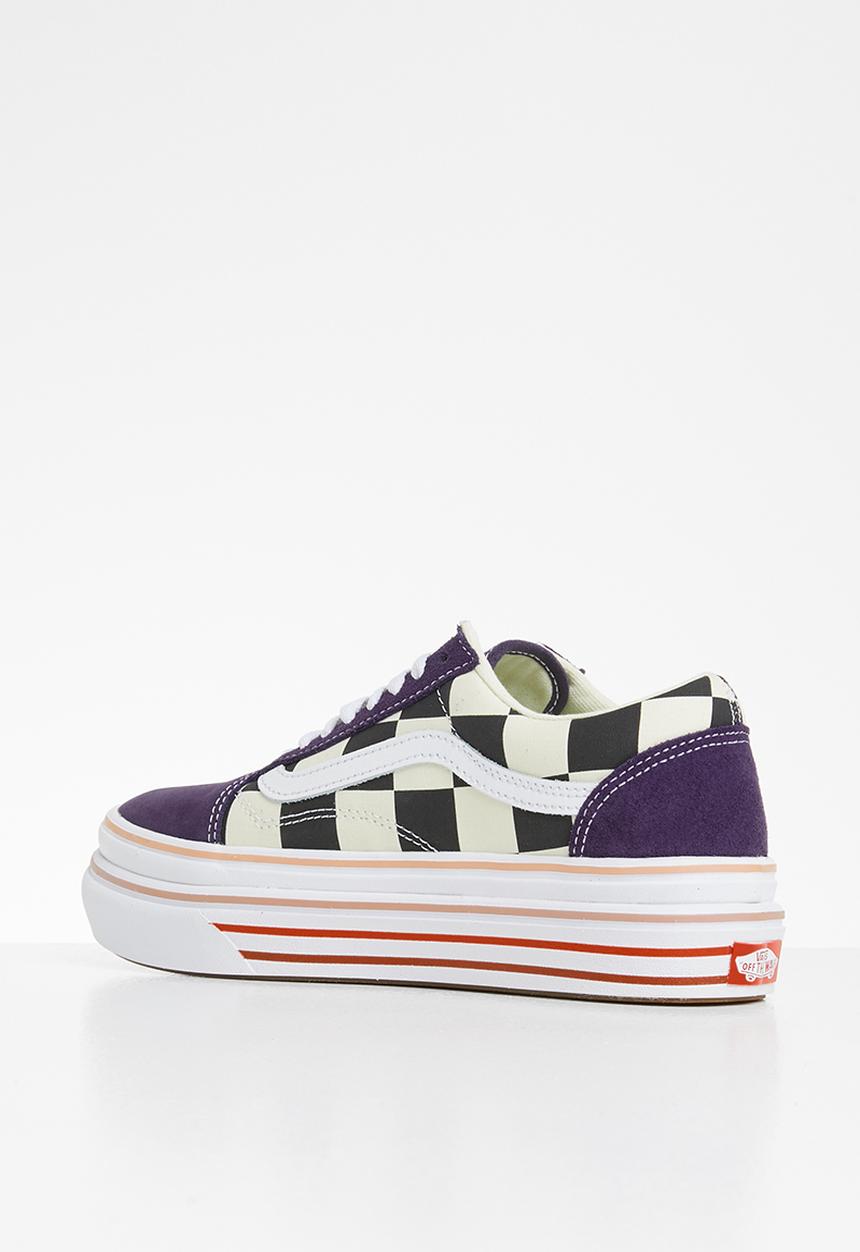 Vans - Super comfycush old skool - purple velvet/classic white