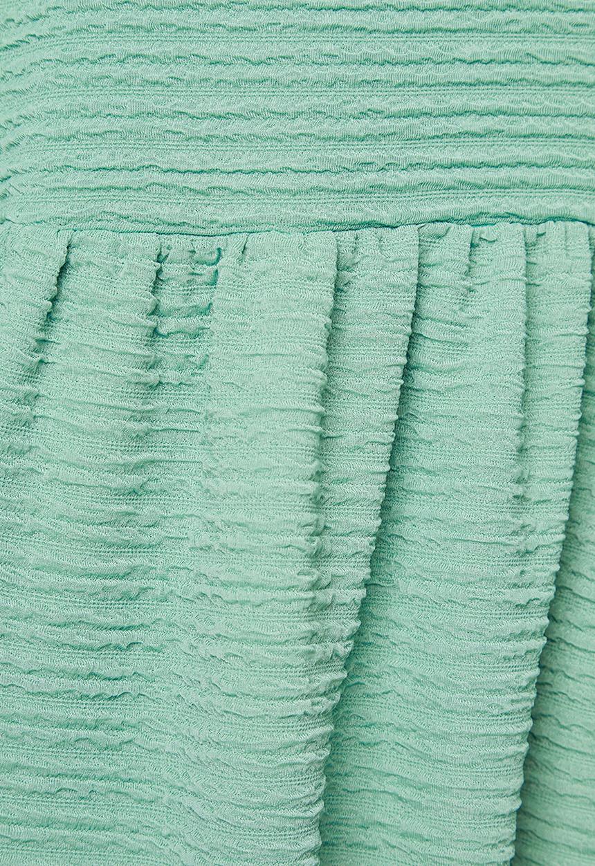 Superbalist - Textured fabric tiered dress - mint