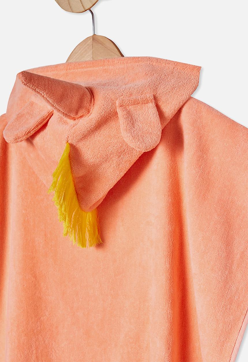 Cotton On - Kids hooded towel - peach 