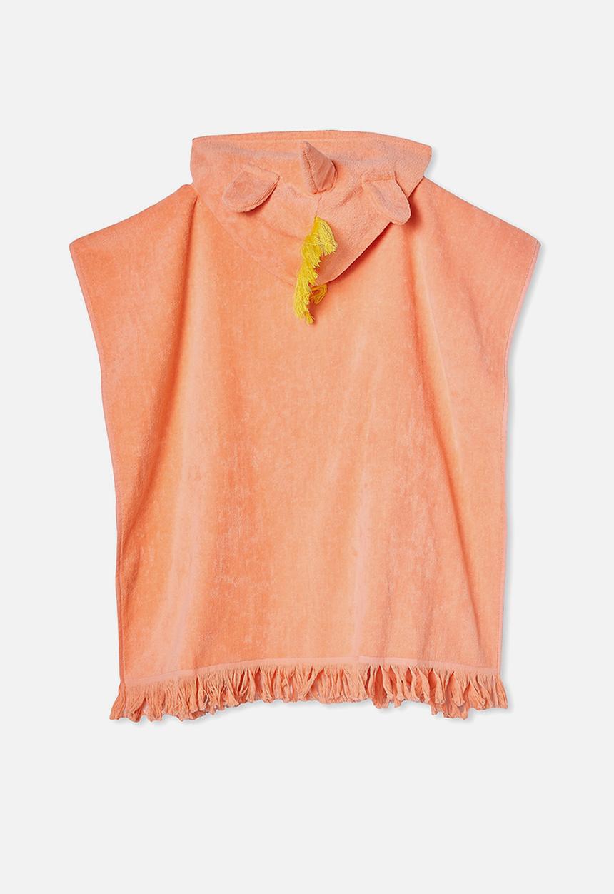 Cotton On - Kids hooded towel - peach 