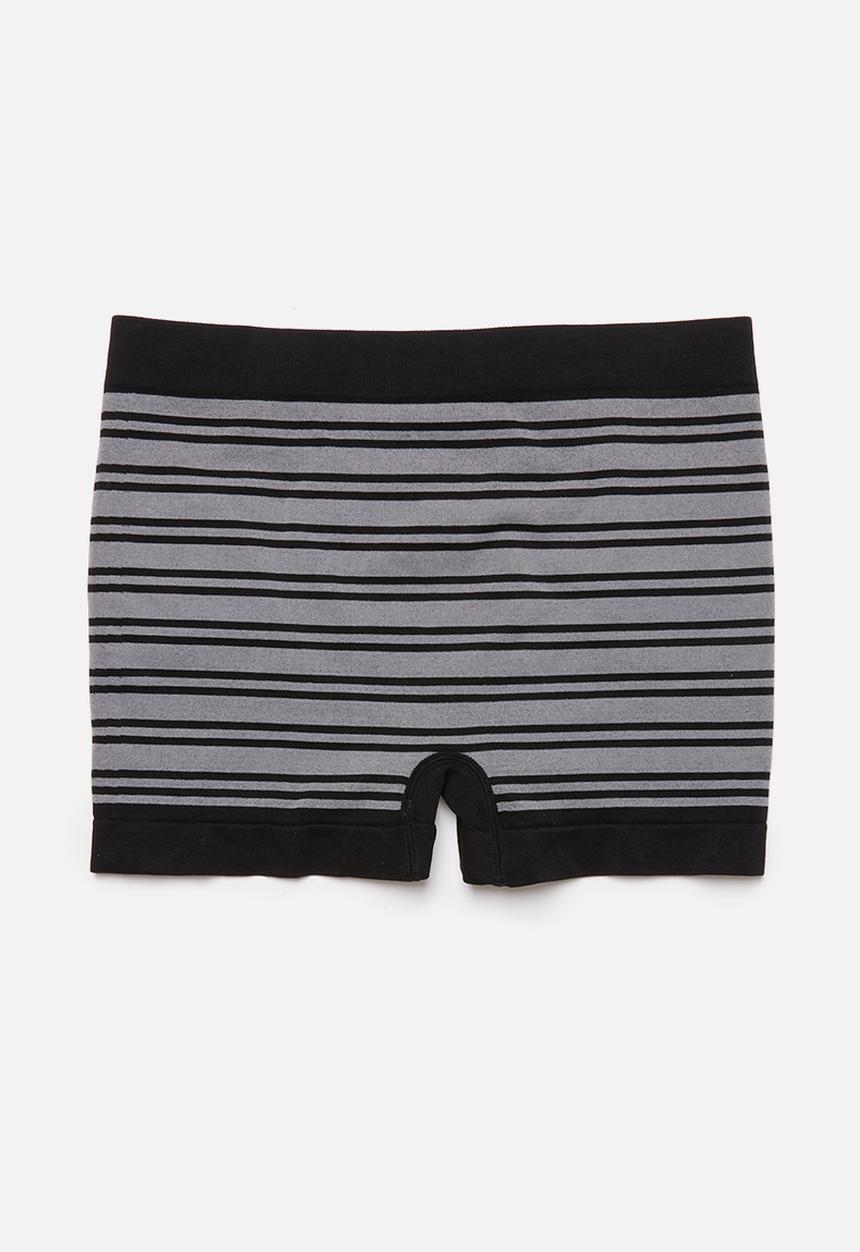 Jonathan D - 2 Pack seamless briefs - grey & black 